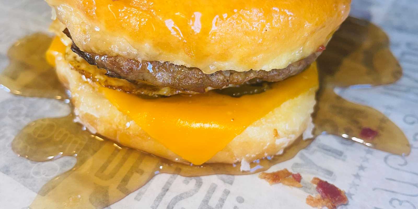 The Donut Burger!! Available on Saturday’s ONLY
