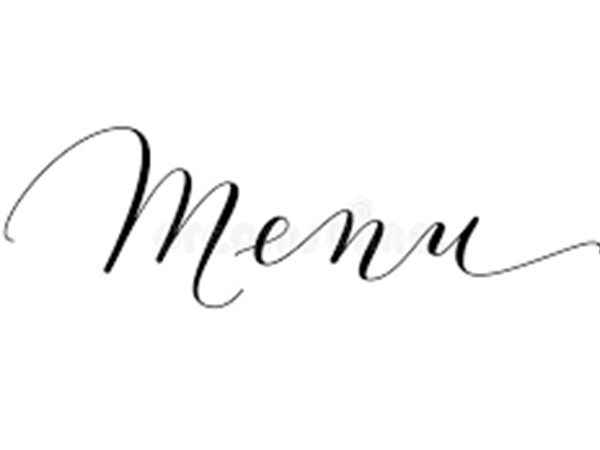 Our menu 